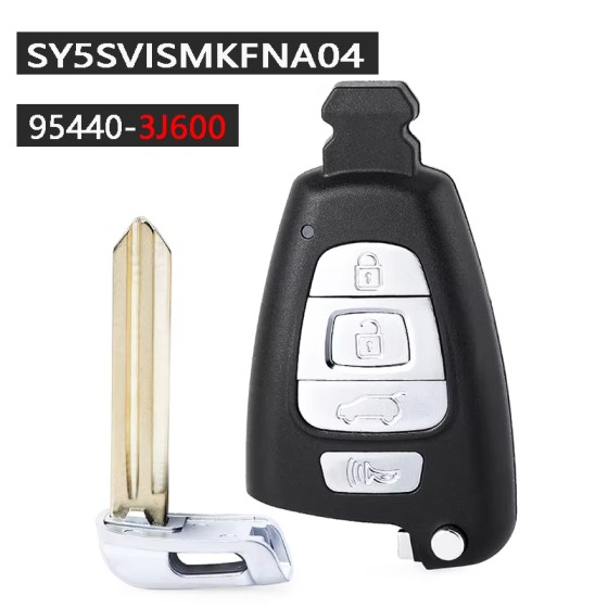 2007-2012 Hyundai / 4-Button Smart Key / 95440-3J600 / SY5VISMKFNA04 (AFTERMARKET)